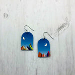 Load image into Gallery viewer, Mountain Moonlight Earrings

