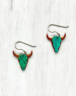 Load image into Gallery viewer, Wisdom Earrings, Steerhead
