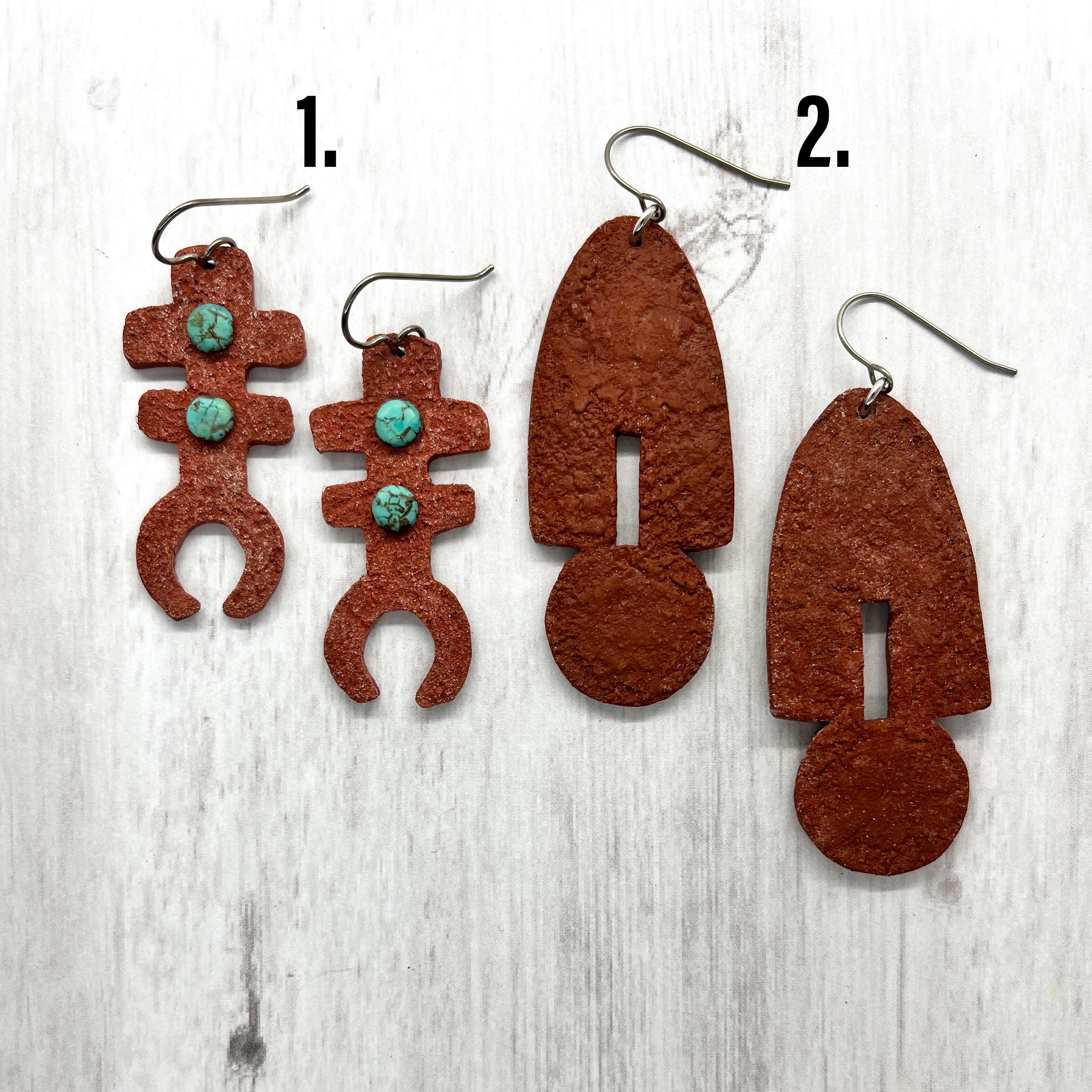 Rustica Earrings, Rust