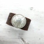 Load image into Gallery viewer, Silver Dollar Cuff, Eagle
