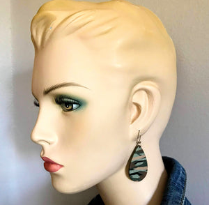 Camo Earrings, Medium