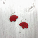 Load image into Gallery viewer, Bear Earrings, Red
