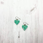 Load image into Gallery viewer, Heart Earrings, Lace
