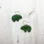 Load image into Gallery viewer, Bear Earrings, Turquoise

