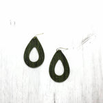 Load image into Gallery viewer, Olive Textured Earrings
