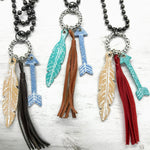 Load image into Gallery viewer, Wanderlust Necklace, Tassel
