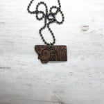 Load image into Gallery viewer, Montana Necklace, Saddle Brown
