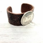 Load image into Gallery viewer, Silver Dollar Cuff, Eagle
