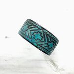Load image into Gallery viewer, Blockprint Cuff, Turquoise
