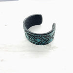 Load image into Gallery viewer, Blockprint Cuff, Turquoise
