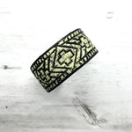 Load image into Gallery viewer, Blockprint Cuff, Ivory
