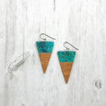Load image into Gallery viewer, Troy Earrings, Turquoise
