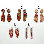 Load image into Gallery viewer, Hearthside Collection Earrings - Rag Rug style
